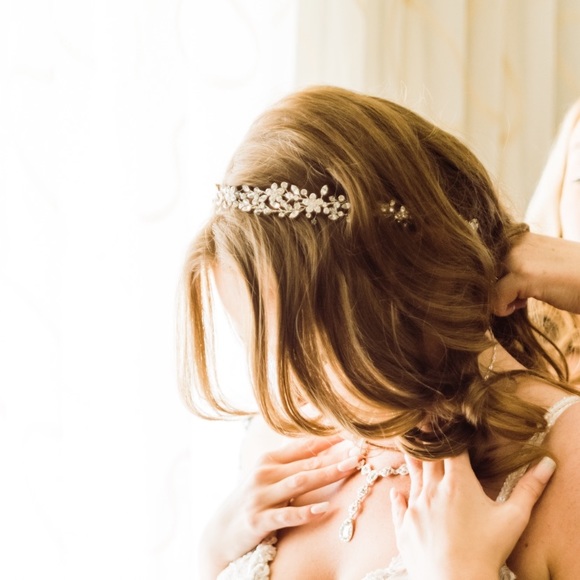 Denya bridal wedding headpiece - Picture 2 of 4